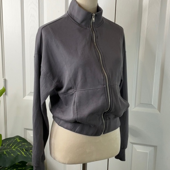 Better Together - Women's Zip Up Jacket Gray Size Small - Picture 7 of 9